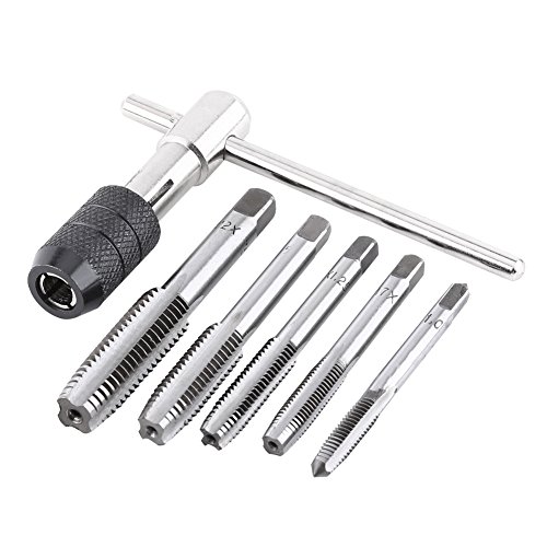 Akozon Tap Wrench Set, 6PC Metrisches Tap Taper Set (Standardpaket) von Akozon