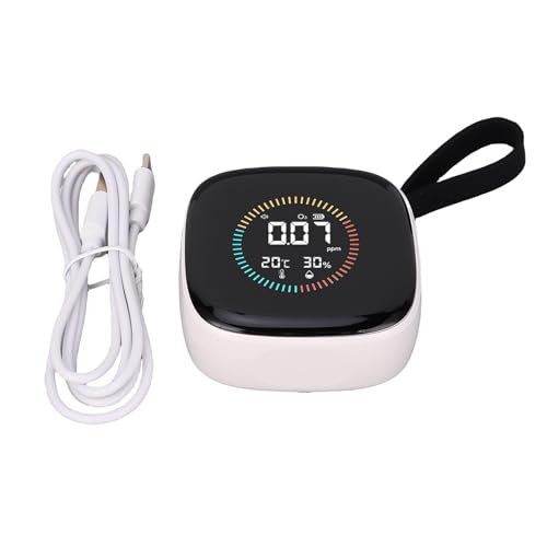 Akozon Temperaturfeuchtigkeitsmesser 3 in 1 LCD Tragbarer Tester Heimreise Camping Picknick Lanyard Akozon Temperaturfeuchtigkeitsmesser 3 in 1 LCD Tragbarer Tester Heimreise Camping Picknick Lanyard von Akozon
