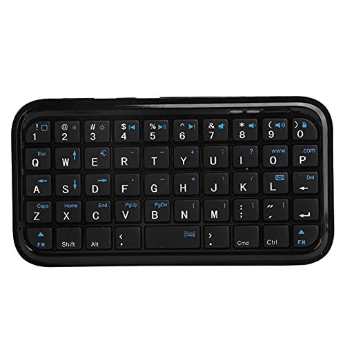 Akozon Tragbare, Wiederaufladbare Li-Ionen-Akku-Tastatur für Tastaturen, IPhone4, IOS-fähige 1 2 Gaming-Smartphones von Akozon