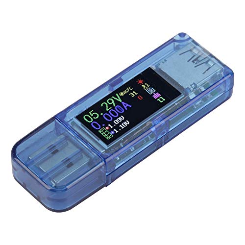 Akozon USB-Tester, USB-Belastung, RuiDeng AT34 USB 3.0 Farbe LCD-Display Voltmeter Amperemeter Stromzähler Multimeter Ladegerät USB-Tester, Digital Meter Tester Kabel Widerstand USB Load Tester Akozon USB-Tester, USB-Belastung, RuiDeng AT34 USB 3.0 Farbe LCD-Display Voltmeter Amperemeter Stromzähler Multimeter Ladegerät USB-Tester, Digital Meter Tester Kabel Widerstand USB Load Tester von Akozon