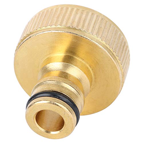 Akozon Wasserhahn-Anschluss, 1 Zoll (2,5 cm), Messing, Schnellanschluss, Schlauchverbindung, weiblich, für Gartenschläuche, Haus-Anschlüsse von Akozon