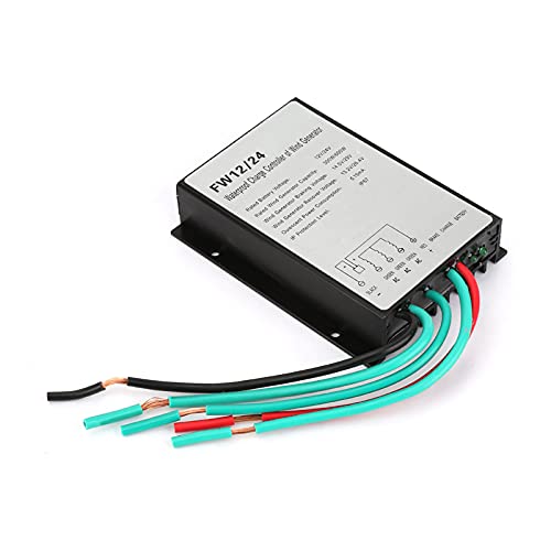 Akozon wasserdichte Windturbinengenerator Ladung Controller Regler FW12/24 für 12 V/24 V Batterie mit IP67 -Schutz von Akozon