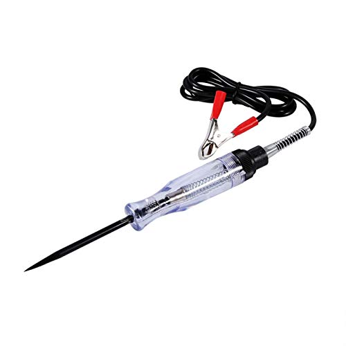 Akozon Auto Schaltung Teststift, DC 6V-24V Auto Stromkreisprüfgerät Durchgangsprüfer Prüflampe von Akozon