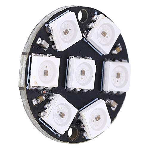 Cjmcu 7 Bit Ws2812 5050 RGB 10 Stück LED-Treiber, Rund, Integriertes Farblicht, Ws2812, Ws2812b Ring-Entwicklungsplatine, 7 Bit RGB-LED Cjmcu 7 Bit Ws2812 5050 RGB 10 Stück LED-Treiber, Rund, Integriertes Farblicht, Ws2812, Ws2812b Ring-Entwicklungsplatine, 7 Bit RGB-LED von Akozon