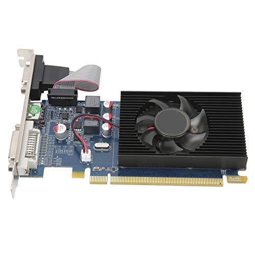 Computer-Grafikkarte, 2G 64bi DDR3 PCI Express 3.0-Grafikkarte 16x Karten Büro Schreibtisch OP-Zubehör HD6450 Video PCI 600MHz 160 Uni S 3D API von Akozon