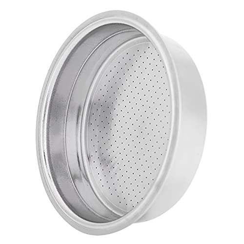 Filterkaffee Maschine, Doppels Chicht Edelstahl Kaffee Cecotec 2 Tassen Acc Filter Korb Maschine Zubehör Zubehör Ersatz Unter Druck (Einzelportion) von Akozon