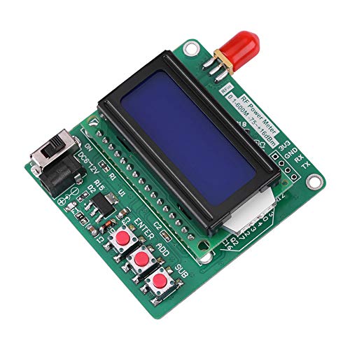 HF Leistungsmesser, Fydun Digitales LCD HF Leistungsmesser -75~16 dBm Hochfrequenz Dämpfungswert von Fydun
