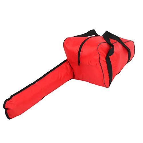 Kettensäge Tragetasche Hochleistungs Wasserdichte tragbare Tasche aus Ox-Stoff für Holzfäller(rot) von Akozon