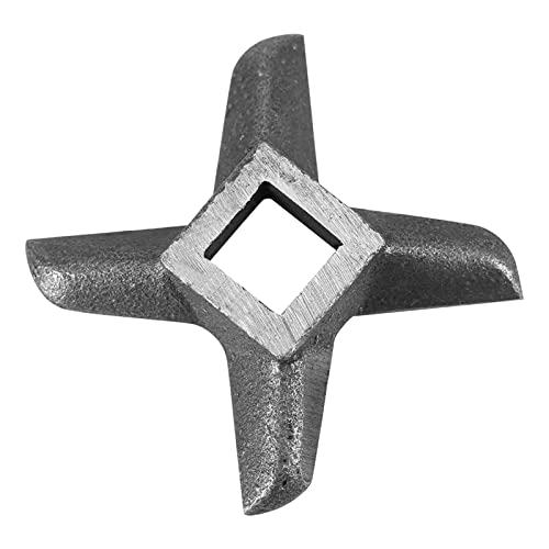 Klingen-Fleischmesser, Kreuzförmiges Profi-Stahlfleisch 22 N8 G Klingen-Fleischwolf-Schneider Teil 8 Nife für Grid N 32 Küchen-Fleischwolf (Nr.8) von Akozon