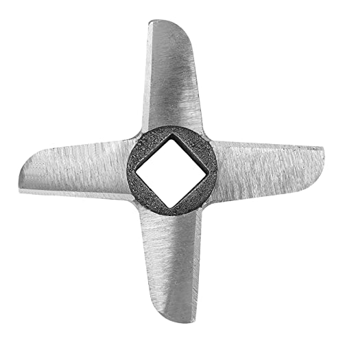 Klingen-Fleischmesser, Kreuzförmiges Profi-Stahlfleisch 22 N8 G Klingen-Fleischwolf-Schneider Teil 8 Nife für Grid N 32 Küchen-Fleischwolf (Nummer 22) von Akozon