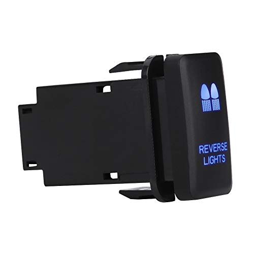 LED Lichtleiste Wippschalter EIN-AUS LED-Licht, 12V blaue LED Auto Auto Ein Aus Kippschalter für Hilux Landcruiser VIGO(REVERSE LIGHTS Pattern) von Akozon