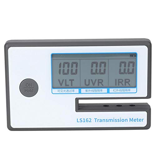 LS162 Digitales Fenstertönungsmessgerät, Akozon Solarfilm-Transmissionsmessgerät VLT UV IR Rejection Tester von Akozon