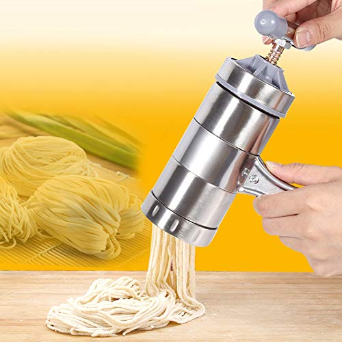 Akozon Passatelli, Steel Pasta Maker Noddle Electric Pasta Maker Juicer Pressure Making Machine 1pc Portable Manual Operated Stainless von Akozon