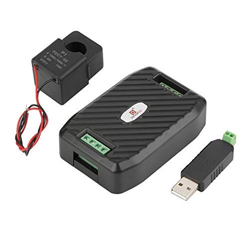 Peacefair 100 A Multifunktionsmessgerät Spannung Strom Faktor Frequenz Energie Tester für multifunktionale physikalische Parameter (1 Meter + 1 offener Typ CT+ 1 USB auf 485) von Akozon