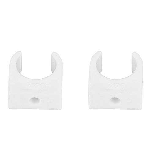 Rohrschelle, Akozon U-förmige Rohrschelle Wasserrohr feste Clips mit Schrauben 20St(20mm) von Akozon