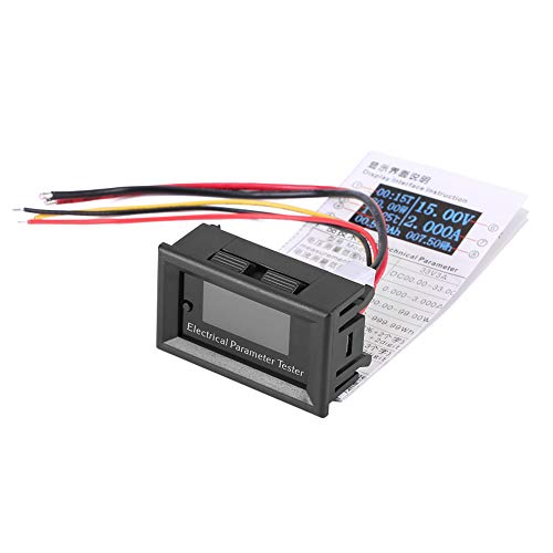 Spannungsprüfer, Akozon 7-in-1 Voltmeter Amperemeter Multifunktions Messgerät für Elektrische Parameter Spannung Ampere Strom Leistung Energietester von Akozon