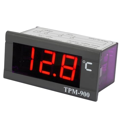 TPM-900 Digitaler Temperaturregler, LED-Panel-Messgerät mit Sensor-Thermostat-Controller TPM-900 Digital TPM-900 Digitaler Temperaturregler, LED-Panel-Messgerät mit Sensor-Thermostat-Controller TPM-900 Digital von Akozon