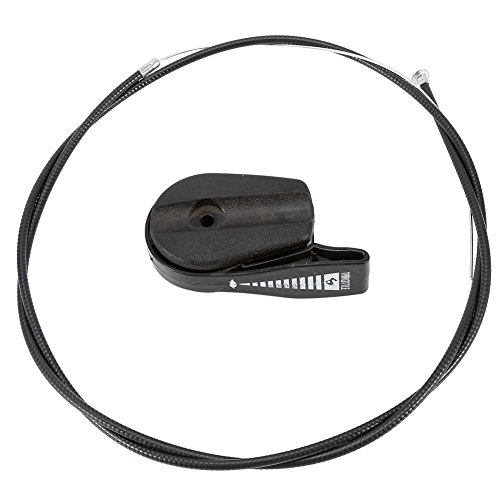 Universal Gaszug 65 Zoll Throttle Cable Switch Control Ersatz-Kit 165 cm für Rasenmäher (schwarz) für Garden Lawnmowers (schwarz) von Akozon