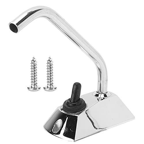 Akozon 12 Volt Elektrische Wasserpumpe Wasserhahn, Edelstahl, Neutrale Farbfamilie, Schalter für 10 Mm Innendurchmesser Schlauch, Geeignet für Boote, Wohnwagen, Wohnmobile von Akozon