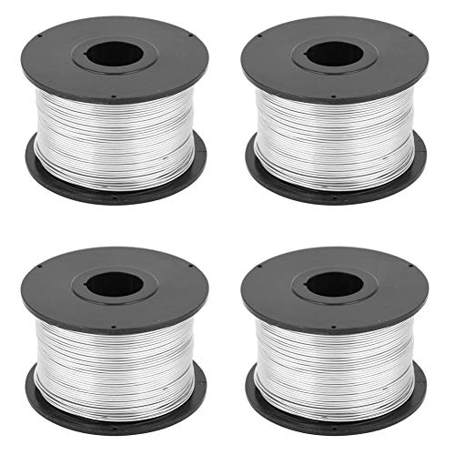 Wire, Akozon 4 Stück Edelstahldraht, Draht, Federstahldraht Modellierdraht 110 m 0,8 mm Stahlbewehrungsbindedraht für Automatische Bewehrungsbindemaschine Wire, Akozon 4 Stück Edelstahldraht, Draht, Federstahldraht Modellierdraht 110 m 0,8 mm Stahlbewehrungsbindedraht für Automatische Bewehrungsbindemaschine von Akozon