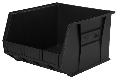 Akro-Mils 30270 Plastic Storage Stacking Hanging Akro Bin, 18-Inch by 16-Inch by 11-Inch, Black, Case of 3 von Akro-Mils