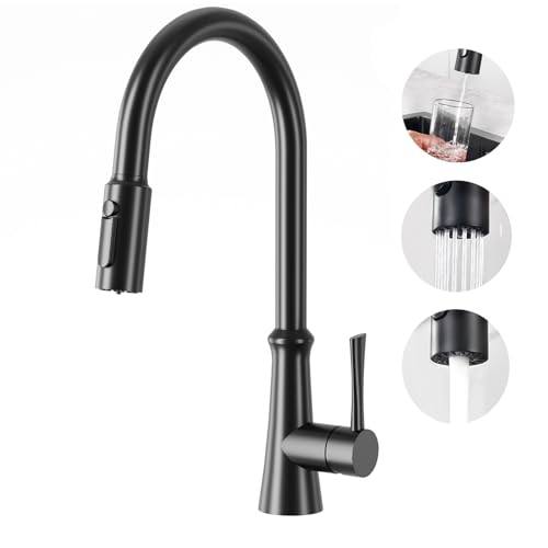 Aktines 3 Wege Küchenarmatur mit Brause ausziehbar, 2-in-1 Trinkwasserhahn Spültischarmatur Spülenarmatur Armatur Wasserhahn Küche für Wasserfilter Osmose Edelstahl Schwarz Aktines 3 Wege Küchenarmatur mit Brause ausziehbar, 2-in-1 Trinkwasserhahn Spültischarmatur Spülenarmatur Armatur Wasserhahn Küche für Wasserfilter Osmose Edelstahl Schwarz von Aktines