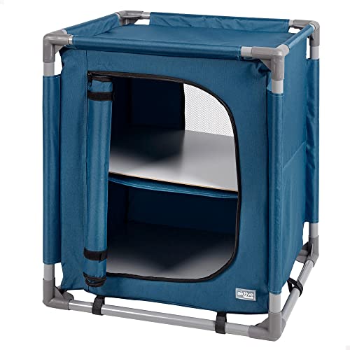 AKTIVE campingschrank, Steel+600D Fabric, blau von AKTIVE