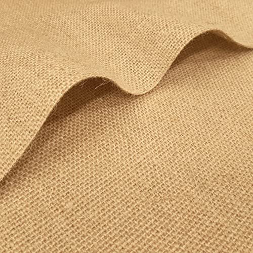 Edel Jute – Josy – Jute Dekostoff/Naturjute - Blickdicht & Robust – Breite 120cm – per Meter von Aktivstoffe