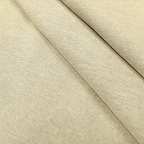Jael – natürliches Leinen Mischgewebe – für Tischdecken, Platz-Sets & Vorhänge – in Überbreite 280cm – Farbe Natur – per Meter von Aktivstoffe