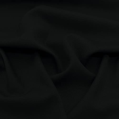 Trekking Funktionsstoff für Wanderhosen, Sporthosen, Jacken – atmungsaktiv – per Meter (Schwarz) von Aktivstoffe