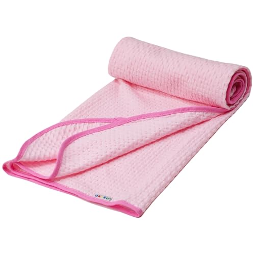 Akuku Babydecke ca. 80x90 cm, weiche Baby Decke Sommer, für Neugeborenen, Pucktuch aus 100% Bio-Baumwolle, Öko-Tex, Rosa Akuku Babydecke ca. 80x90 cm, weiche Baby Decke Sommer, für Neugeborenen, Pucktuch aus 100% Bio-Baumwolle, Öko-Tex, Rosa von Akuku