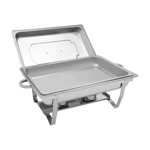 62×34×31cm Edelstahl Warmhalteplatte 9L Chafing Dish, Buffetwärmer Speisenwärmer für Buffet Catering 62×34×31cm Edelstahl Warmhalteplatte 9L Chafing Dish, Buffetwärmer Speisenwärmer für Buffet Catering von Akuoyiexemye