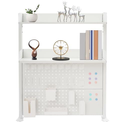 Akuoyiexemye Schreibtisch-Bücherregal 3 Ebenen Klemmregal Clip-on-Schreibtisch-Organisator, Klemmbare Regal Pegboard Akuoyiexemye Schreibtisch-Bücherregal 3 Ebenen Klemmregal Clip-on-Schreibtisch-Organisator, Klemmbare Regal Pegboard von Akuoyiexemye