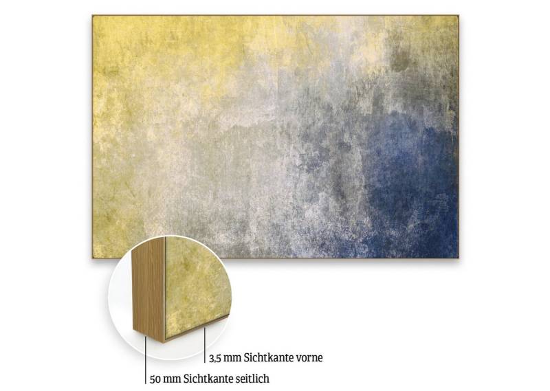 Akustikbild-Manufaktur Bild mit Rahmen „Day & Night“ – Akustikbild als Schallabsorber, Schallschutzbild mit sehr guten Schallabsorptions-Eigenschaften von Akustikbild-Manufaktur