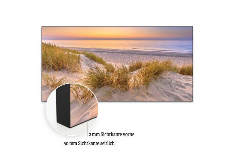 Akustikbild-Manufaktur Bild mit Rahmen Wandbild „Düne 9“ - Akustikplatte für bessere Raumakustik, Schallschutzbild mit sehr guten Schallabsorptions-Eigenschaften von Akustikbild-Manufaktur