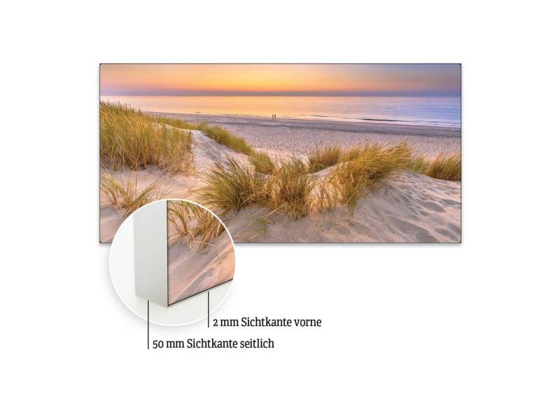 Akustikbild-Manufaktur Bild mit Rahmen Wandbild „Düne 9“ - Akustikplatte für bessere Raumakustik, Schallschutzbild mit sehr guten Schallabsorptions-Eigenschaften von Akustikbild-Manufaktur