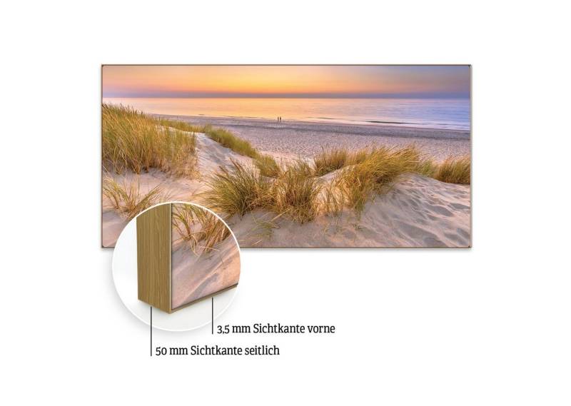 Akustikbild-Manufaktur Bild mit Rahmen Wandbild „Düne 9“ - Akustikplatte für bessere Raumakustik, Schallschutzbild mit sehr guten Schallabsorptions-Eigenschaften von Akustikbild-Manufaktur