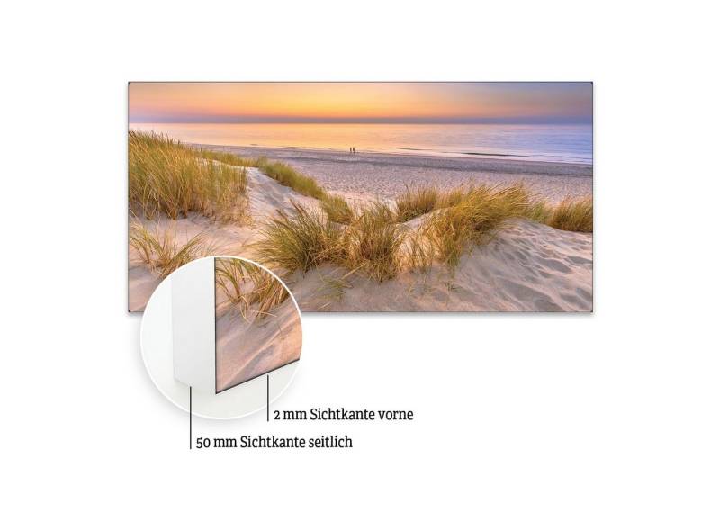 Akustikbild-Manufaktur Bild mit Rahmen Wandbild „Düne 9“ - Akustikplatte für bessere Raumakustik, Schallschutzbild mit sehr guten Schallabsorptions-Eigenschaften von Akustikbild-Manufaktur