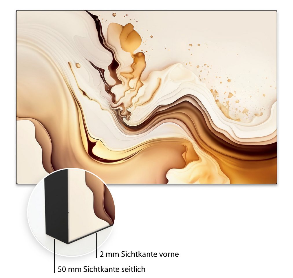 Akustikbild-Manufaktur Bild mit Rahmen Akustikbild "Crema 2" - Schalschutz mit sehr guter Qualität, Schallschutzbild mit sehr guten Schallabsorptions-Eigenschaften Akustikbild-Manufaktur Bild mit Rahmen Akustikbild "Crema 2" - Schalschutz mit sehr guter Qualität, Schallschutzbild mit sehr guten Schallabsorptions-Eigenschaften von Akustikbild-Manufaktur