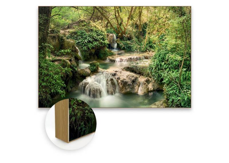 Akustikbild-Manufaktur Bild mit Rahmen Akustikplatte Krushuna - Wandbild für perfekte Raumakustik, Schallschutzbild mit sehr guten Schallabsorptions-Eigenschaften von Akustikbild-Manufaktur