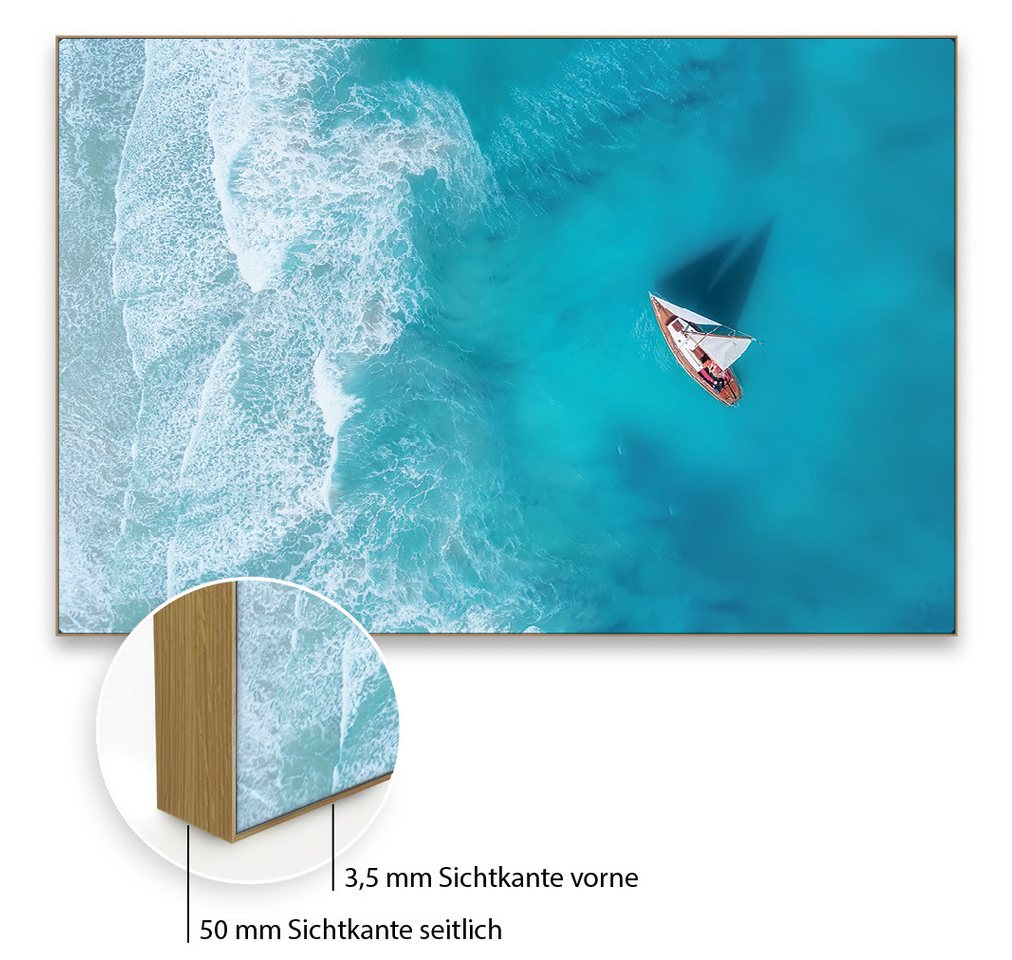 Akustikbild-Manufaktur Bild mit Rahmen Akustikbild "Vor Anker" - Schallschutz mit sommerlichem Design, Schallschutzbild mit sehr guten Schallabsorptions-Eigenschaften Akustikbild-Manufaktur Bild mit Rahmen Akustikbild "Vor Anker" - Schallschutz mit sommerlichem Design, Schallschutzbild mit sehr guten Schallabsorptions-Eigenschaften von Akustikbild-Manufaktur