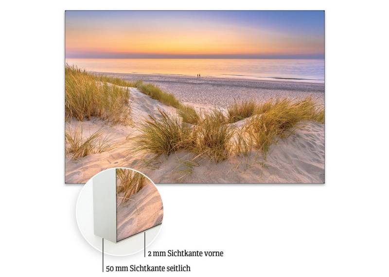 Akustikbild-Manufaktur Bild mit Rahmen Wandbild „Düne 9“ - Akustikplatte für bessere Raumakustik, Schallschutzbild mit sehr guten Schallabsorptions-Eigenschaften von Akustikbild-Manufaktur
