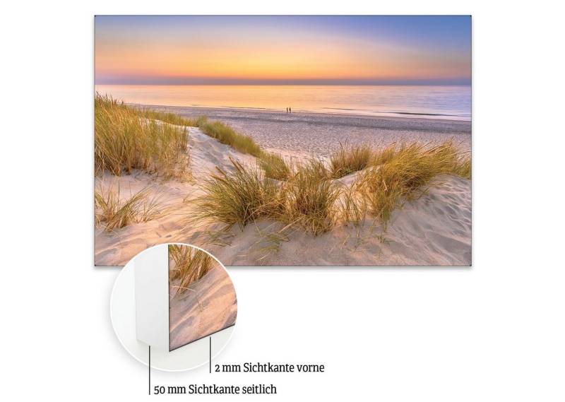 Akustikbild-Manufaktur Bild mit Rahmen Wandbild „Düne 9“ - Akustikplatte für bessere Raumakustik, Schallschutzbild mit sehr guten Schallabsorptions-Eigenschaften von Akustikbild-Manufaktur