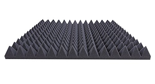 Akustikpur - DIN MVSS302 Flammhemmend - Akustikpur Akustikschaumstoff Pyramidenschaumstoff - Schalldämmmatten zur effektiven Akustik Dämmung ca. 49 cm x 49 cm x 5 cm Akustikpur - DIN MVSS302 Flammhemmend - Akustikpur Akustikschaumstoff Pyramidenschaumstoff - Schalldämmmatten zur effektiven Akustik Dämmung ca. 49 cm x 49 cm x 5 cm von Akustikpur