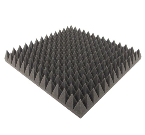 Akustikpur - MVSS302 ca. 50 cm x 50 cm x 7 cm - Flammhemmend - Akustikschaumstoff,Pyramiden Akustik Schaumstoff,Akustik Dämmung Akustikpur - MVSS302 ca. 50 cm x 50 cm x 7 cm - Flammhemmend - Akustikschaumstoff,Pyramiden Akustik Schaumstoff,Akustik Dämmung von Akustikpur