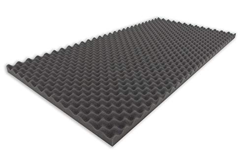 Noppenschaumstoff (4 St. Ca.100cm x 50cm x 3cm) Akustik Schaumstoff Dämmung von Akustikpur