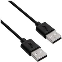 Akyga USB-Kabel USB-A Stecker, USB-A Stecker 1.80m Schwarz AK-USB-11 von Akyga