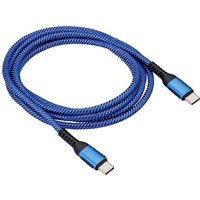 Akyga USB-Kabel USB-C® Stecker, USB-C® Stecker 1.80m Blau AK-USB-38 von Akyga