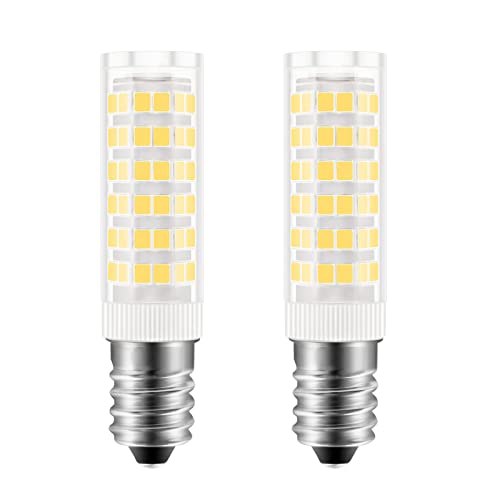 Akynite Dunstabzugshaube LED Lampe E14 5W Neutralweiß 4000K, 500 Lumen, AC 220-240V, E14 40W Ersatz, E14 Maiskolben LED Stablampe Neutralweiß für Abzugshaube, nicht dimmbar, 2er-Set von Akynite