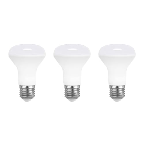 Akynite LED-Reflektor R63 E27 7W Warmweiß 2700K, 665LM, 120° Abstrahlwinkel, Ersatz Halogenstrahler E27 60W, AC 220V, R63 LED Reflektorlampen für Deckenstrahler, Nicht Dimmbar, 3er-Set von Akynite